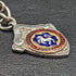 1899 British Antique Pure Silver (925 Silver) Double Albert Chain 57g Medal Fob
